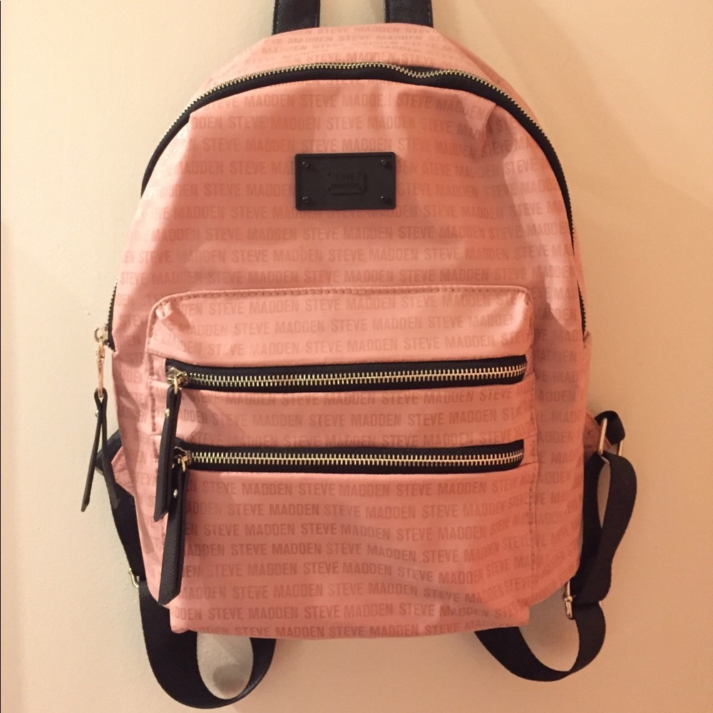 Steve Madden pink mini backpack